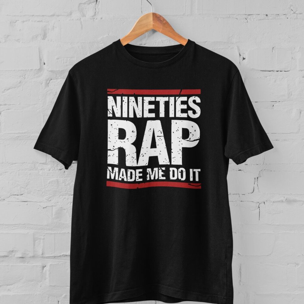 90's Rap Adult T-Shirt for Stylish 90's Rap Fans